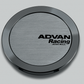 Advan 63mm Full Flat Centercap - Hyper Black