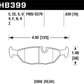 Hawk 84-4/91 BMW 325 (E30) HPS Street Rear Brake Pads
