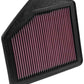 K&N Replacement Panel Air Filter for 2015 Hyundai Genesis Sedan 5.0L V8 (Left)