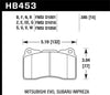 Hawk DTC-80 04-15 Subaru Impreza WRX/STI, 02-06/08-14 Mitsubishi Lancer Evo Front Brake Pads