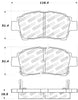 StopTech Performance 00-05 Celica GT-S Rear Brake Pads
