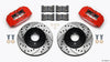 Wilwood DPHA Front Caliper & Rotor Kit Drill Red Honda / Acura w/ 262mm OE Rotor