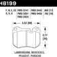 Hawk 80-92 Porsche 924 Turbo DTC-60 Race Brake Pads