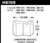 Hawk 80-92 Porsche 924 Turbo DTC-60 Race Brake Pads