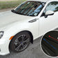 Rally Armor 13-17 Subaru BRZ / Scion FR-S Black UR Mud Flap w/ Red Logo