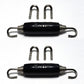 Stainless Bros Spring Tab Kit - 5 Pack SS304 (5 Springs 10 Hooks and 5 Black Silicone Sleeves)