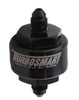 Turbosmart Billet Turbo Oil Feed Filter w/ 44 Micron Pleated Disc AN-4 Male Inlet - Black