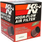 K&N Universal Rubber Filter Dual Flange Oval Tprd 3.75in Base O/S W x 3.438in Top O/S W x 6.75in H