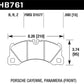 Hawk 10-13 Porsche Panamera / 12-15 Cayenne  Performance Ceramic Luxury & Touring Front Brake Pad