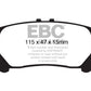 EBC 13+ Lexus GS350 3.5 RWD Ultimax2 Rear Brake Pads