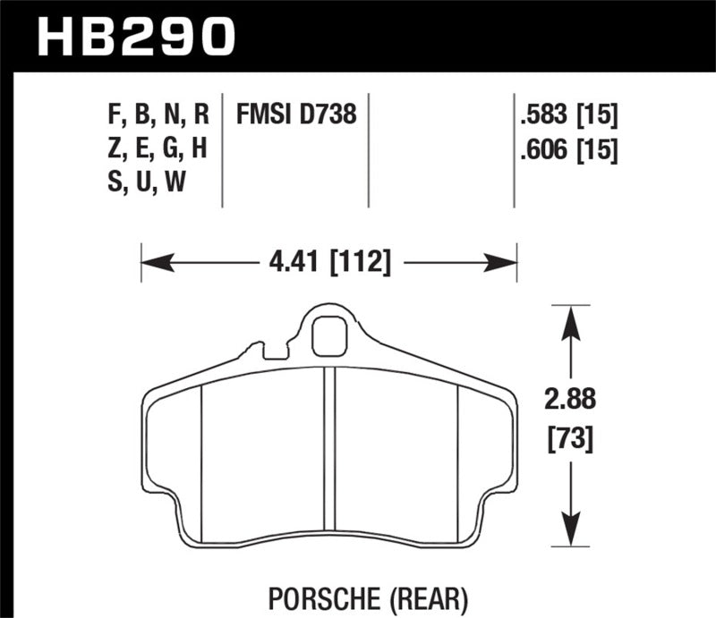 Hawk HP+ Street Brake Pads