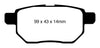 EBC 09-10 Pontiac Vibe 1.8 Yellowstuff Rear Brake Pads