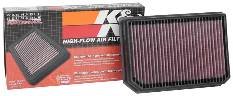 K&N 2019 Mercedes Benz A250 L4 2.0L F/I Replacement Air Filter