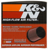 K&N Filter Universal Rubber Filter 3in Flange ID 6in Base OD 5.125in Top OD 5in Height