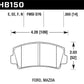 Hawk 79-84 Mazda B2000 / 70-74 RX-2 / 74-78 RX-4 / 79-85 RX-7 Blue 9012 Front Race Brake Pads