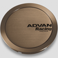 Advan 73mm Full Flat Centercap - Umber Bronze