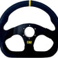 OMP Superquadro Steering Wheel - Small Spokes - Suede (Black)