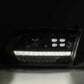 AlphaRex 09-18 Dodge Ram 2500 LUXX LED Proj Headlights Plank Style Black w/Activ Light/DRL
