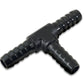 Vibrant 5/16 Barbed Tee Adapter - Aluminum