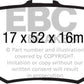 EBC 13+ Ford Explorer 3.5 Twin Turbo 4WD Yellowstuff Rear Brake Pads