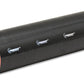 Vibrant 4 Ply Reinforced Silicone Straight Hose Coupling - 1in I.D. x 12in long (BLACK)