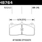 Hawk AP Racing Caliper w/ 36mm Rotor HPS 5.0 Performance Street Brake Pads