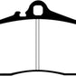 EBC 98-05 Porsche 911 (996) (Cast Iron Rotor only) 3.4 Carrera 2 Redstuff Rear Brake Pads