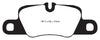EBC 12-15 Porsche 911 (991) (Cast Iron Rotor only) 3.8 Carrera S Redstuff Rear Brake Pads