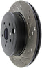 StopTech 08+ Subaru STI (Will Not Fit 05-07) Slotted & Drilled Sport Brake Rotor