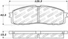 StopTech Performance 87-92 MK3 Supra Rear Brake Pads