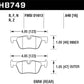 Hawk 13-14 BMW 328i/328i xDrive / 2014 428i/428i xDrive HP Plus Rear Brake Pads