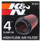 K&N Universal Rubber Filter 4inch FLG / 6inch OD-B / 4-5/8inch OD-T / 9inch H