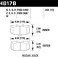 Hawk 06-07 WRX / 89-96 Nissan 300ZX / 89-93 Skyline GT-R HP+ Street Front Brake Pads