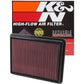 K&N Replacement Air Filter 11.75in O/S Length x 9in O/S Width x 1.188in H for 13 Hyundai Santa Fe