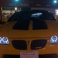 Spyder Pontiac GTO 04-06 Projector Headlights LED Halo LED Black High H1 Low H1 PRO-YD-PGTO04-HL-BK