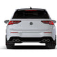 Rally Armor 2022 MK8 Volkswagen Golf GTI/R Black UR Mud Flap w/ White Logo