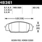 Hawk 02-06 Acura RSX Type S / 06-11 Honda Civic Si / 00-09 S2000 DTC-60 Front Brake Pads