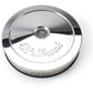 Edelbrock Air Cleaner Pro-Flo Series Round Steel Top Paper Element 10In Dia X 3 5In Chrome