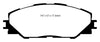 EBC 06-08 Toyota RAV 4 2.4 (3rd Row Seats) Greenstuff Front Brake Pads