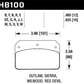 Hawk Wilwood DL/Outlaw/Sierra 12mm HPS 5.0 Street Brake Pads