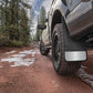 Husky Liners Universal 12in Wide Black Rubber Front Mud Flaps w/ Weight