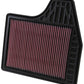 K&N Replacement Filter 11.438in O/S Length x 11.375in O/S Width x 1in H for 13 Nissan Altima 2.5L