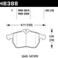 Hawk 99-02 Saab 9-3/99-04 Saab 9-5 D819 HPS Street Front Brake Pads