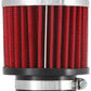 K&N 1.75in Flange ID x 3in OD x 2.5in H Chrome Finish Rubber Base Crankcase Vent Filter