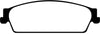 EBC 09-14 Cadillac Escalade 6.0 Hybrid Greenstuff Rear Brake Pads