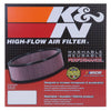 K&N Universal Oval Air Filter 12in Length x 5-1/4in Width x 3-1/4in Height