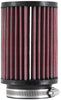 K&N Universal Rubber Filter 2.5in Flange ID x 3.5in OD x 5in Height