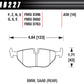 Hawk 92-95 BMW 325iS / 96-02 BMW M3 DTC-70 Race Rear Brake Pads